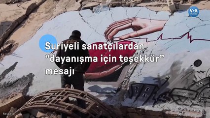 Suriyeli Sanatçılardan “Dayanışma İçin Teşekkür” Mesajı