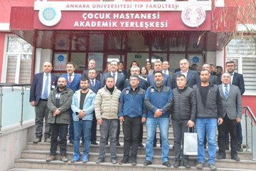 Madencilerden, Aleyna'ya 'geçmiş olsun' ziyareti