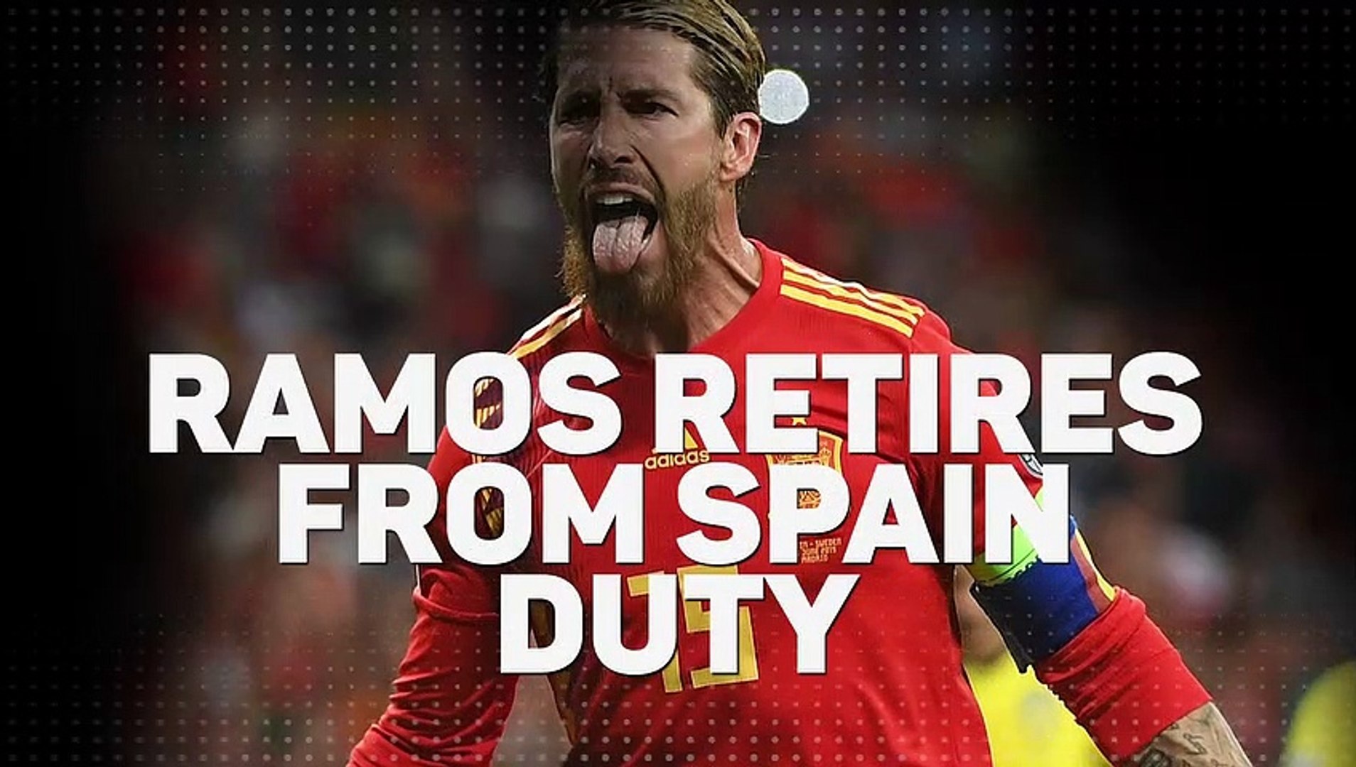 ⁣Breaking News - Ramos retires from international football