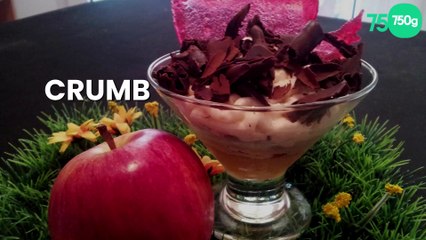 Crumble aux pommes revisité