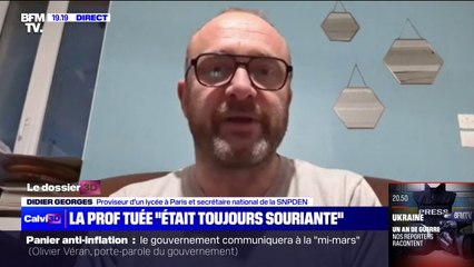 Didier Georges (SNPDEN): "Quand un professeur est tué en classe, c'est toute l'Éducation nationale qui est blessée"