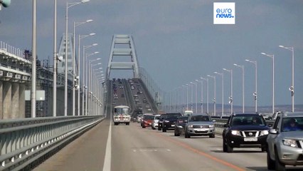 Reapertura total al tráfico rodado y ferroviario del puente de Kerch que une Crimea con Rusia