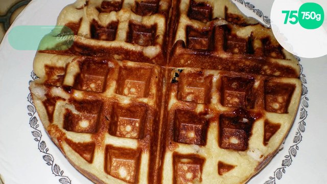 Gaufrettes fourrées à la vanille!