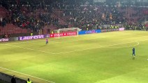 Cluj - Lazio, allenamento a fine gara per Luca Pellegrini