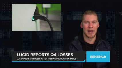 Lucid Posts Q4 Losses After Missing Production Target