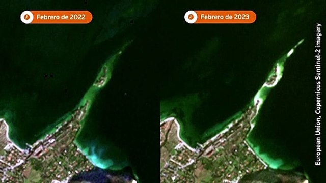 La sequía en Italia provocó que los niveles de agua de los lagos caigan a mínimos históricos