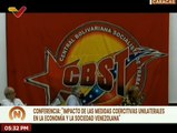 Caracas | CBST realiza conferencia para comprender impacto de las medidas coercitivas en el país