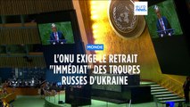 L'Assemblée générale de l'ONU exige le retrait 