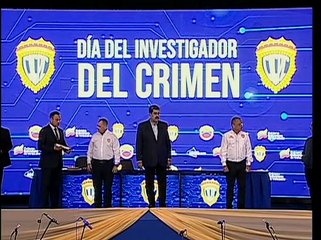Jefe de Estado encabeza acto de celebración del Día del Investigador del Crimen en Venezuela