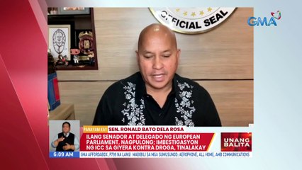Ilang Senador at Delegado ng European Parliament, nagpulong; imbestigasyon ng ICC sa giyera kontra droga, tinalakay | UB