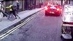ROAD RAGE Cyclist SMASHES BMW Window Then Gets GRABBED By Onlookers