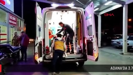 ADANA'DA 3.7 BÜYÜKLÜĞÜNDEKİ DEPREMDE ÇİNKO MADENİNDE GÖÇÜK; 1 AĞIR YARALI