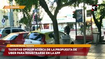 Taxistas opinan acerca de la propuesta de Uber para registrarse en la app