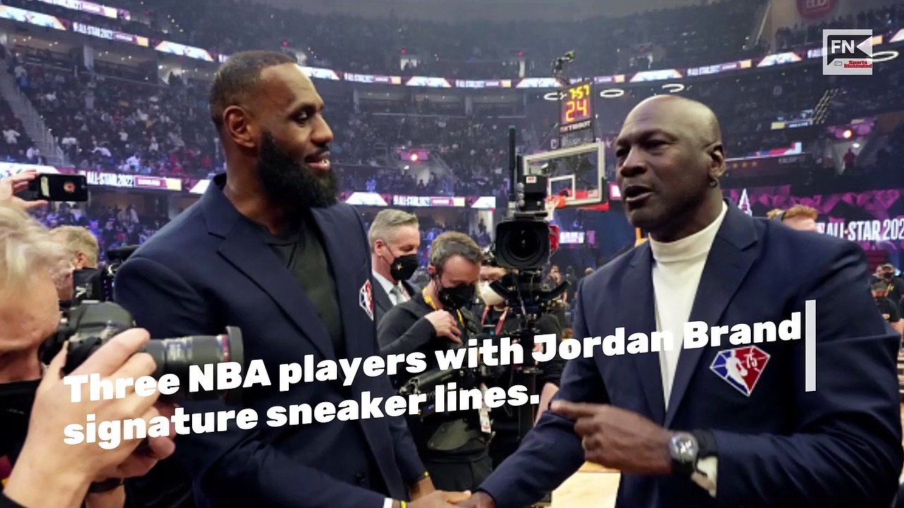 Three NBA players with Jordan Brand signature sneaker lines video