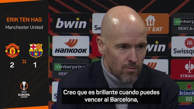 Ten Hag: Es brillante cuando puedes vencer al Barça que le lleva ocho puntos al Real Madrid