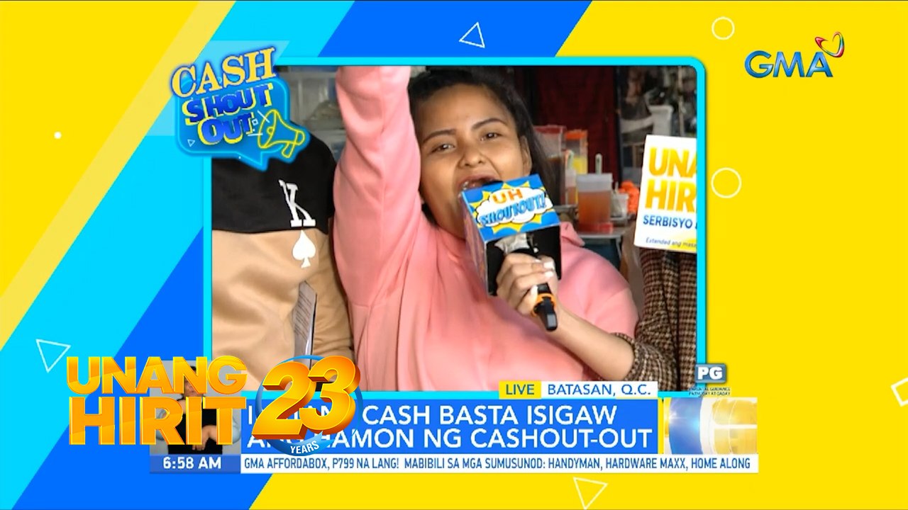 UH Cash-shout, ang libreng shout out on-air na may kasamang sorpresa! | Unang Hirit
