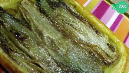 Tarte fine aux endives et à l'orange