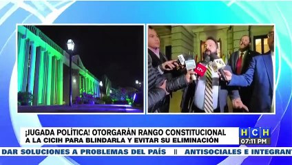 Pretenden darle rango constitucional a la CICIH para brindarla y evitar su eliminación