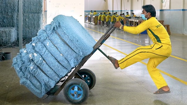 How one company in Pakistan recycles over a million pairs of jeans every year