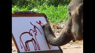 The painting Elephant