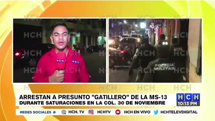 Capturan a supuesto "Gatillero" de la MS-13 en  la capital