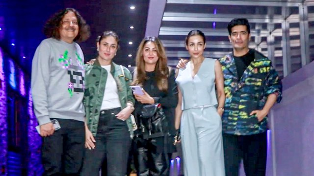 करीना, मलाइका, अमृता और मनीष मल्होत्रा एक साथ डिनर करने पहुंचे