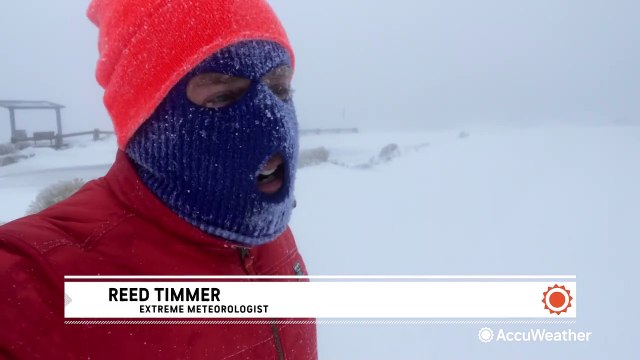Intense snow and wind causing whiteout conditions in Southern California's mountains