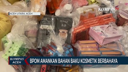 BPOM Amankan Ratusan Kg Bahan Baku Kosmetik Berbahaya