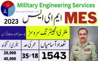 mes jobs new 2023 | Military Engineer Services Pakistan job 2023 | mes military engineering service