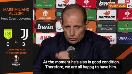 Allegri praises hat-trick hero Di Maria