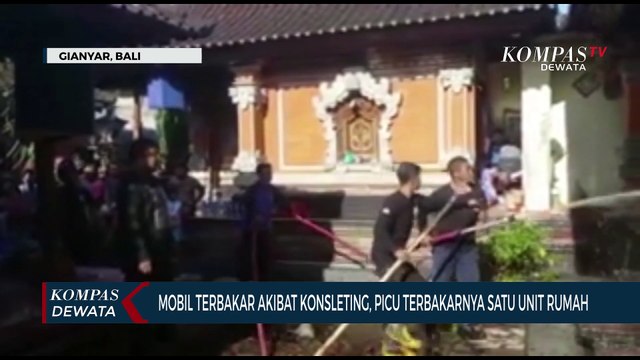 Mobil Konsleting Picu Kebakaran Rumah