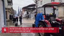 81 yaşındaki Fatma nene kendi evinden sağ çıktı, ailesi için girdiği evin enkazında kaldı