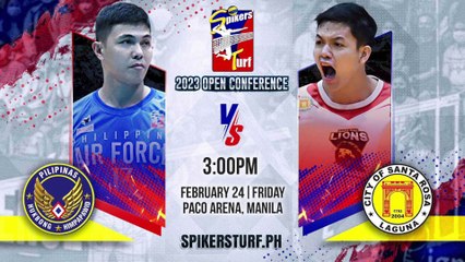 GAME 1 FEB 24, 2023 | PHILIPPINE AIR FORCE vs SANTA ROSA CITY LIONS  |  OPEN CONFERENCE
