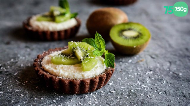 Mini-tartelettes kiwi/coco