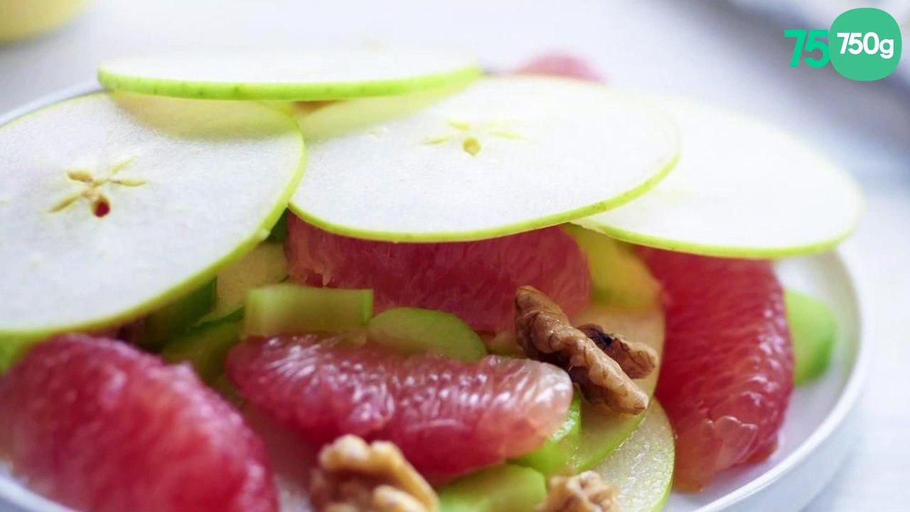 Salade Waldorf au pamplemousse de Floride