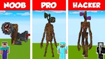 Minecraft NOOB vs PRO vs HACKER SIREN HEAD HOUSE BUILD CHALLENGE in Minecraft  Animation