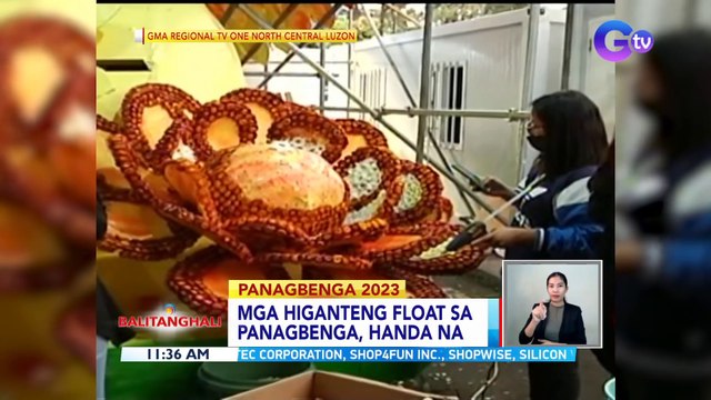 Mga higanteng float sa Panagbenga, handa na | BT