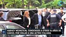 Harvey Weinstein, condenado a otros 16 años de cárcel por violar a una actriz italiana
