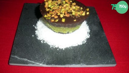 Délice choco-pistache-noix de coco