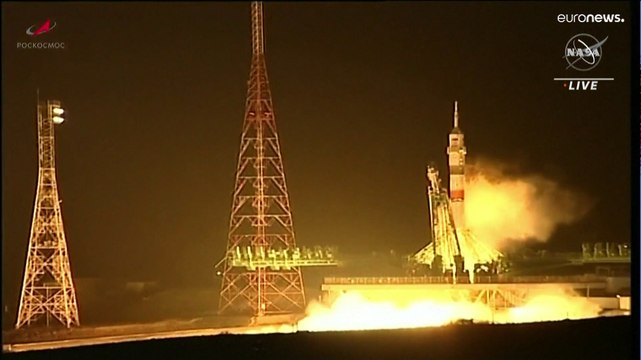 شاهد: روسيا تطلق مركبة إغاثة إلى محطة الفضاء الدولية لإعادة رواد فضاء عالقين