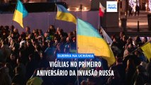 Vigílias assinalam primeiro aniversário da guerra na Ucrânia