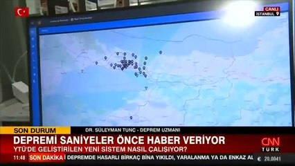 Depremi saniyeler önce haber veren sistem! YTÜ'de geliştirildi