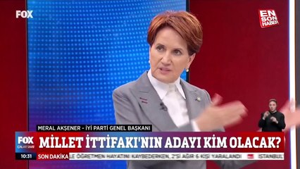 Meral Akşener: Bu masa noter görevi görmez