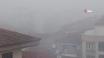 Düzce'de sis: Göz gözü görmüyor