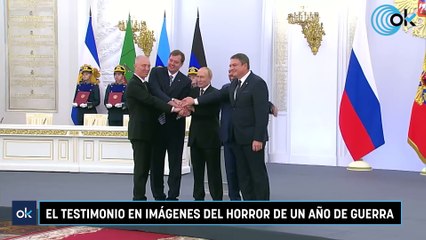 El testimonio en imágenes del horror de un año de guerra
