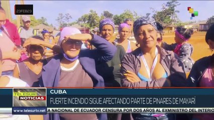 Cuba: Continúan labores de enfrentamiento al incendio en la zona montañosa en Pinares de Mayarí