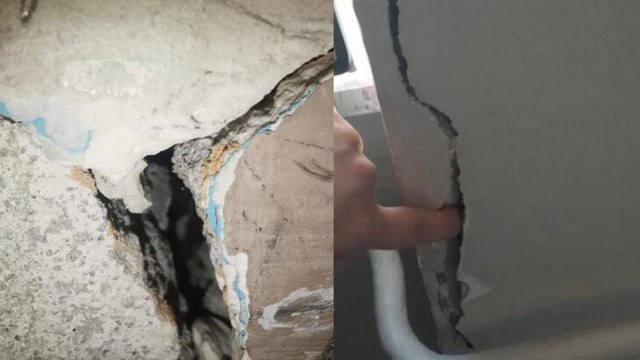 İstanbul’da duvarlarında çatlak olan okul önünde eylem