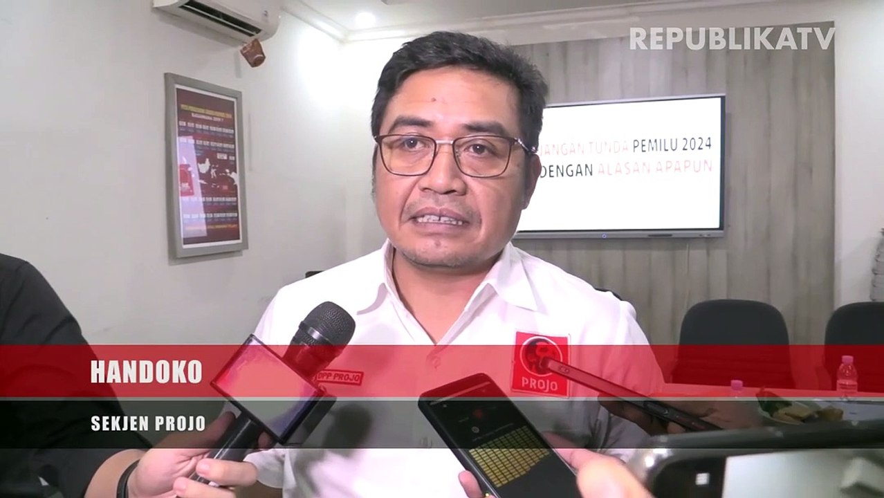 Projo Ingatkan MK untuk tak Tunda Pemilu 2024