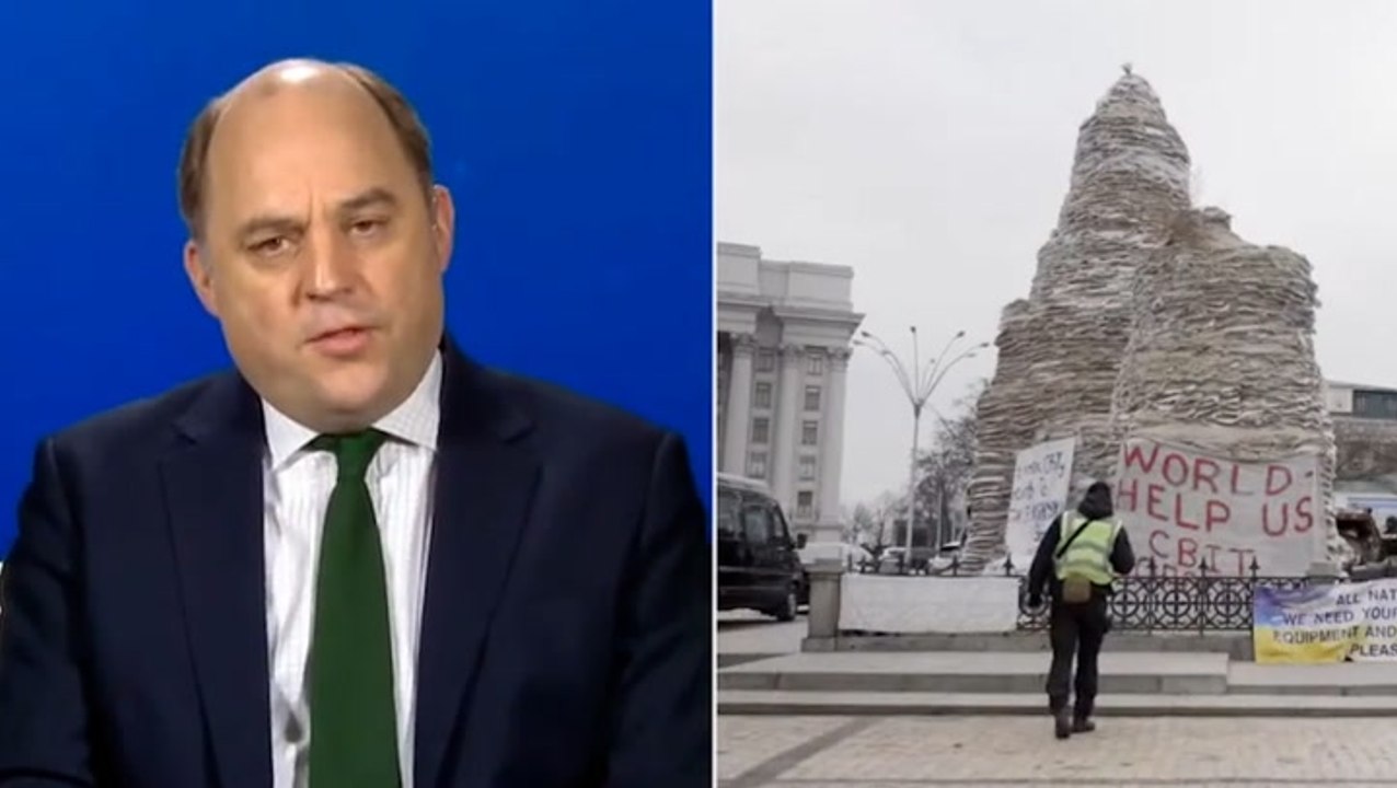 Ben Wallace ‘not worried’ about UK ammunition supplies on first