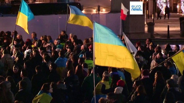 Антивоенные марши в годовщину вторжения России в Украину